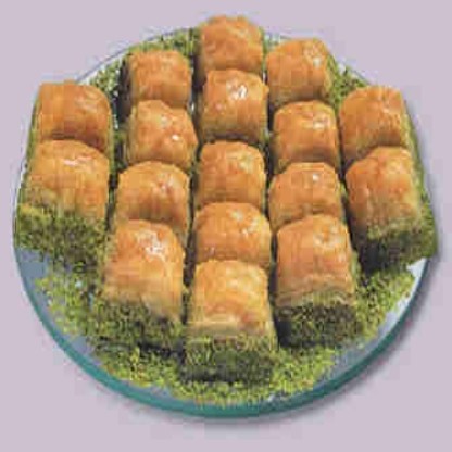 1000 Gr Taze ve Çıtır Fıstıklı Baklava pasta