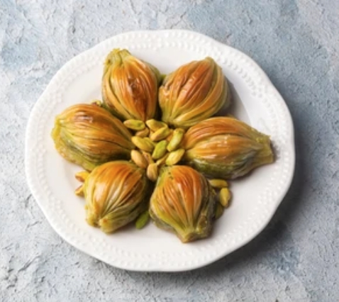 Fıstık Dolgulu 1000 Gr Midye Baklava pasta
